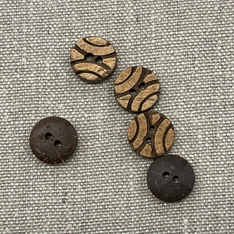 Decorative Coco Shell Buttons