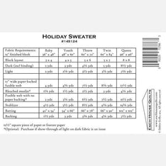 Holiday Sweater Quilt Pattern